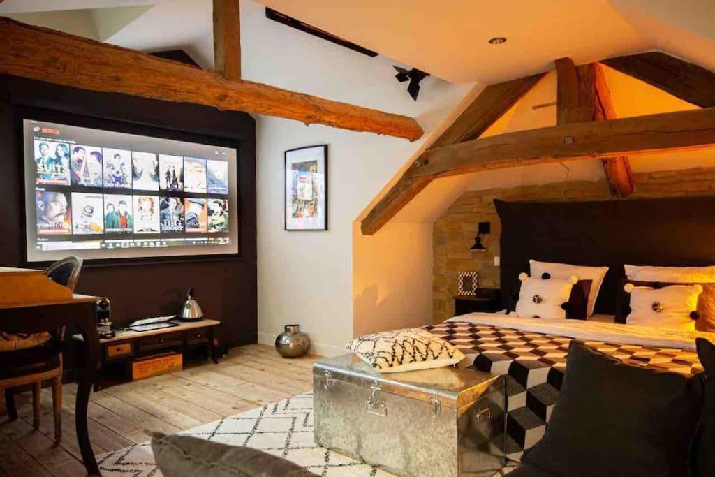Le Loft Des Hospices : Centre/Parking/Vueriviere Apartment Beaune  Luaran gambar